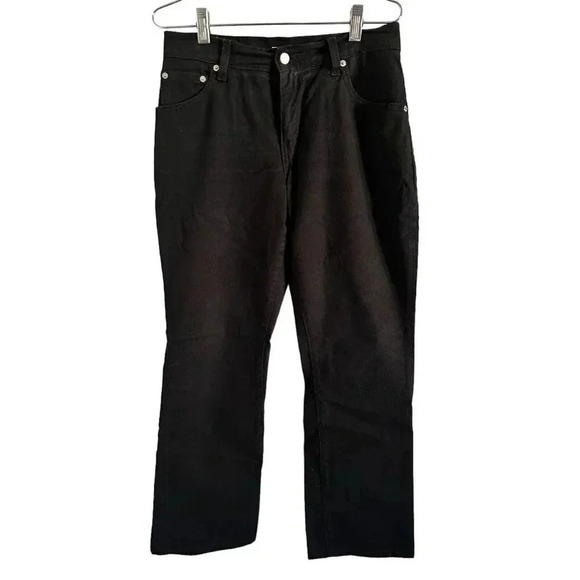 Levi 550 Relaxed Fit Boot Cut Women's Size 6S Black Jeans - Picture 1 of 10